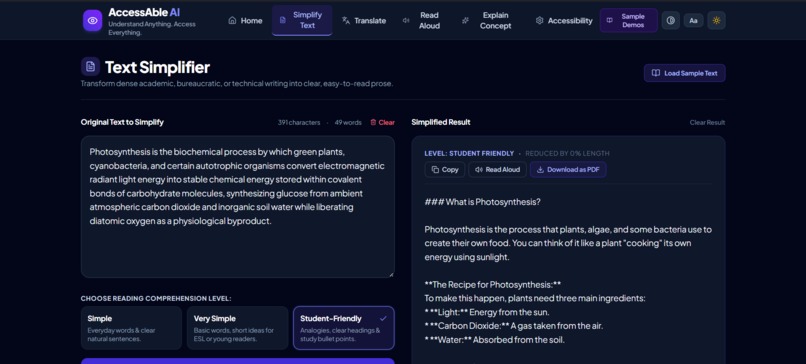 AccessAble AI — Understand Anything, Access Everything – screenshot 6
