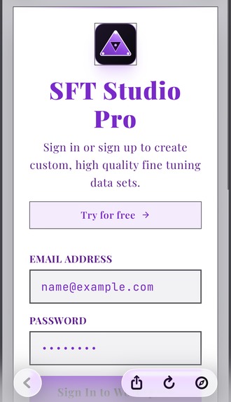 SFT Fine Tuning Data Studio for Highly Customizable LLMs  – screenshot 10