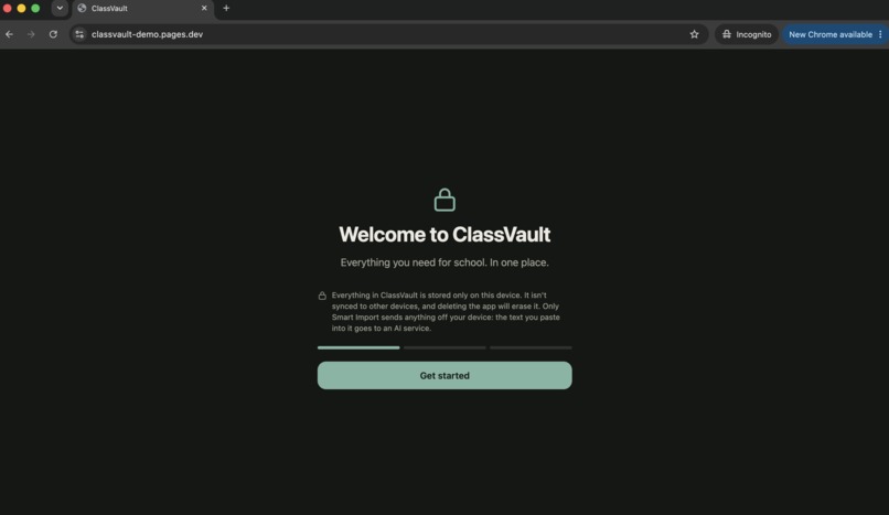 ClassVault Organizer – screenshot 1