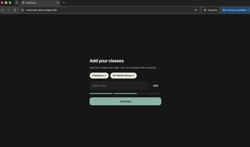 ClassVault Organizer – screenshot 2