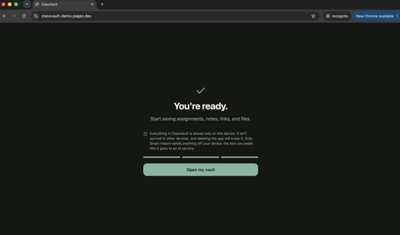 ClassVault Organizer – screenshot 3