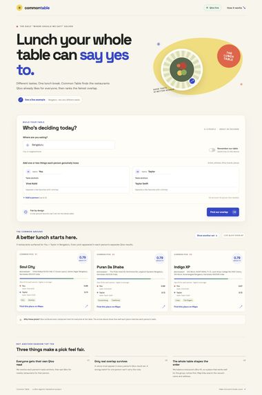 Common Table – screenshot 1