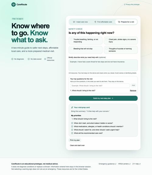 CareRoute — Private Care Navigation – screenshot 5