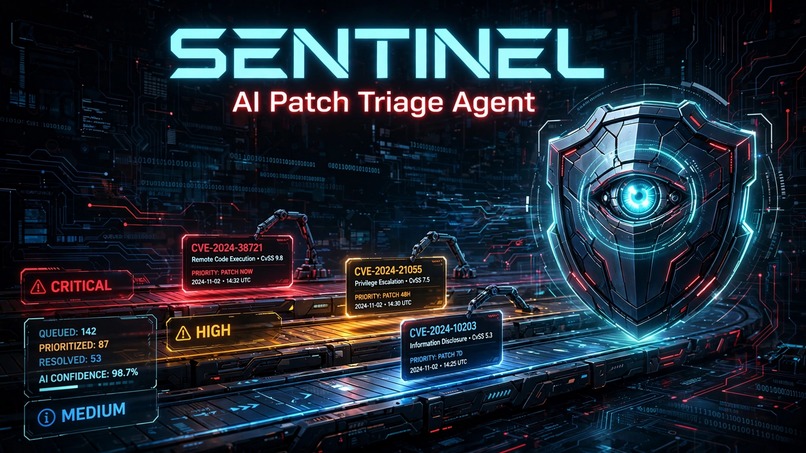 Sentinel — AI Patch Triage Agent – screenshot 1