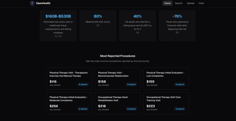 OpenHealth  – screenshot 2