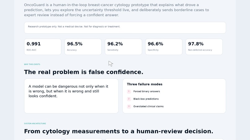 OncoGuard – screenshot 2