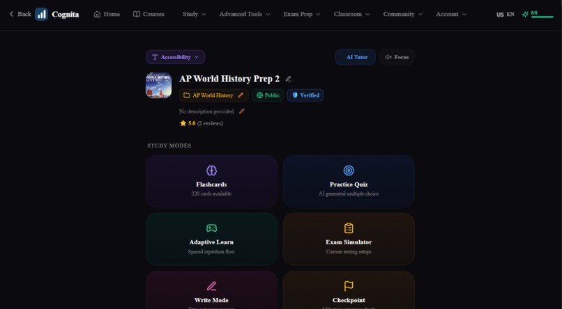 Cognita Study – screenshot 3
