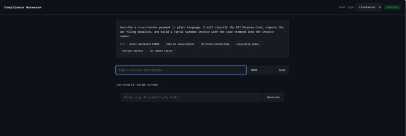Compliance Assessor  – screenshot 1