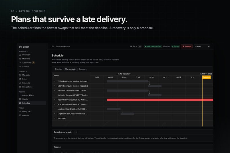 Bursar: Spend Authority for AI Agents – screenshot 5
