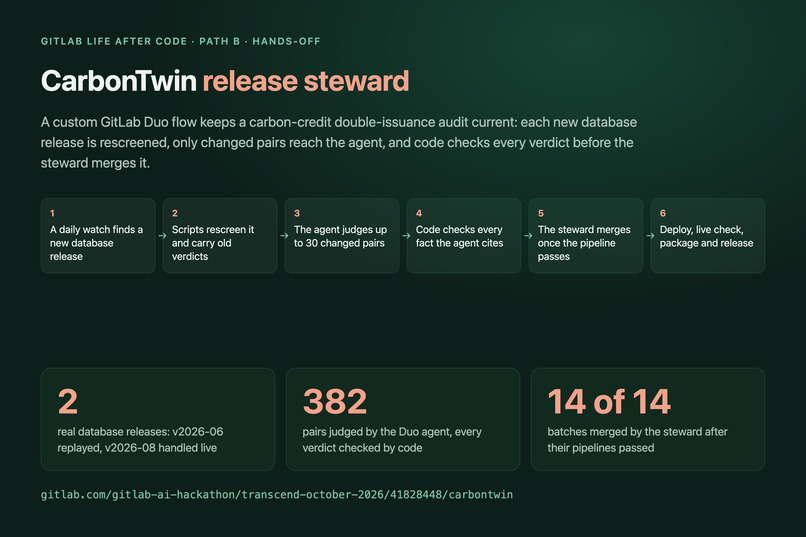 CarbonTwin release steward – screenshot 1