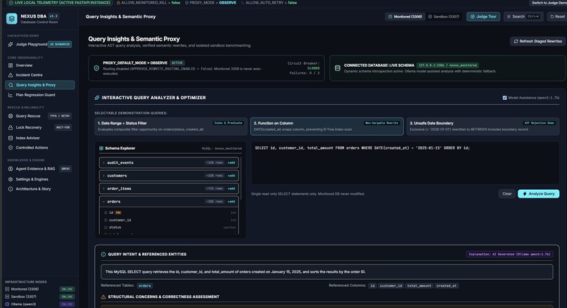 NexusDBA – screenshot 3
