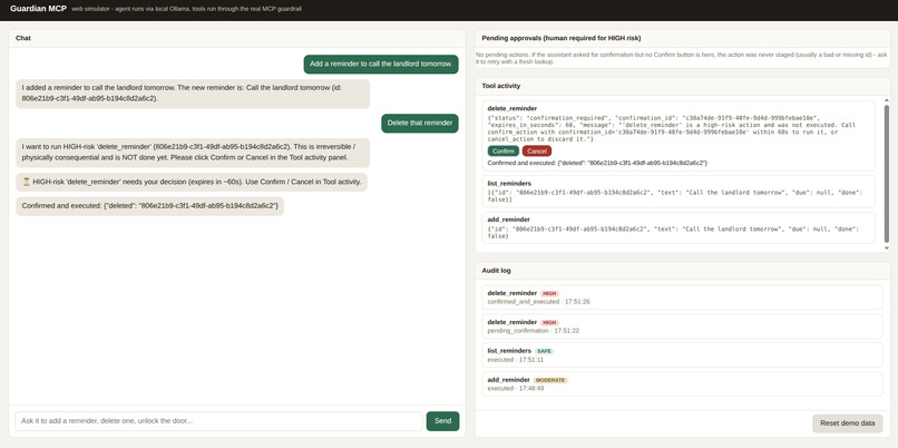 Guardian MCP – screenshot 1