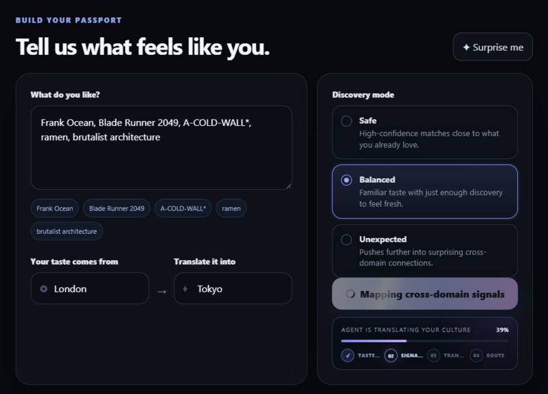 TastePassport AI – screenshot 2
