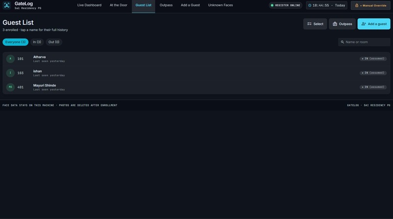 PG-REGISTER – screenshot 3