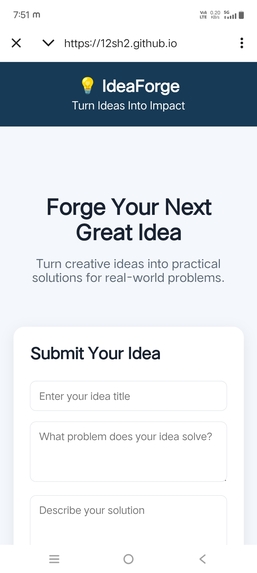IdeaForge – screenshot 1