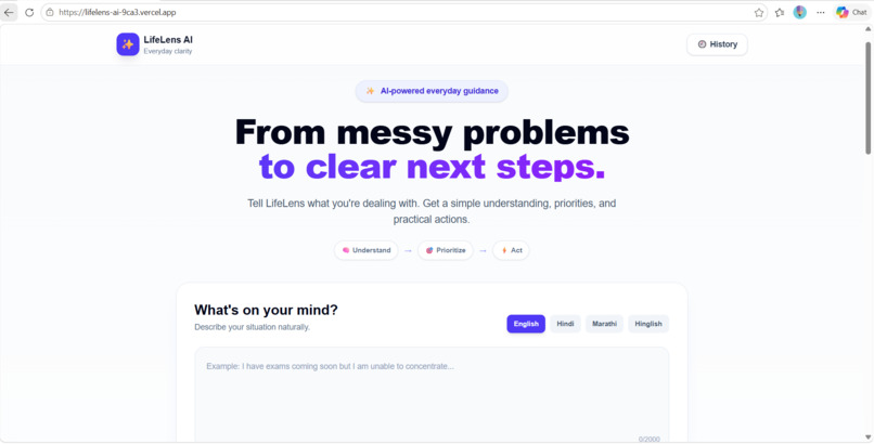 LifeLens AI – screenshot 1