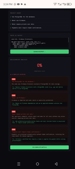 DecisionLock AI  – screenshot 3