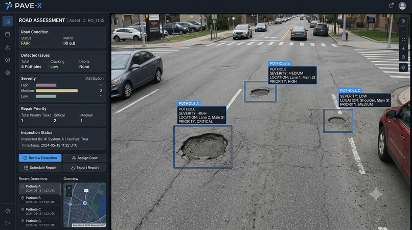 PAVE-X — Autonomous AI Road-Repair Robot – screenshot 2