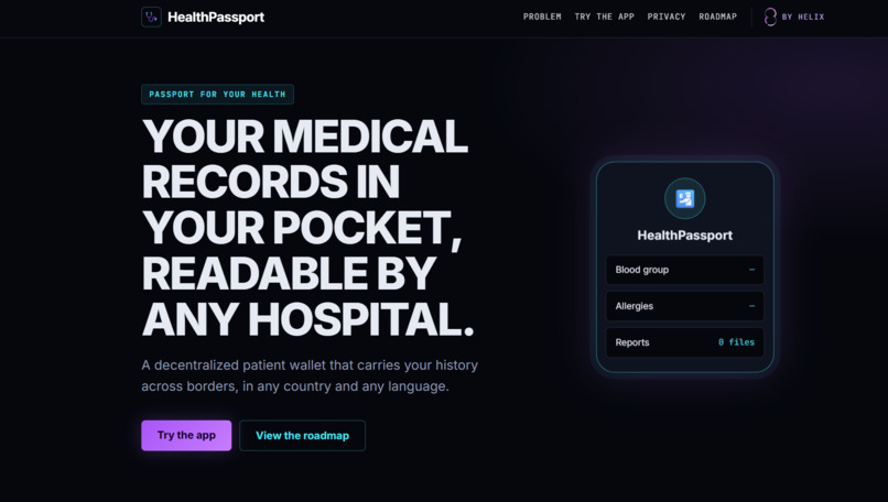 healthpassport – screenshot 2