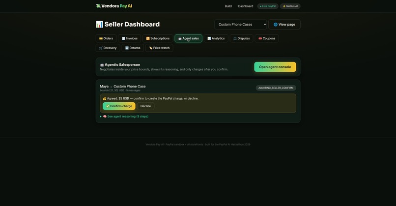 Vendora Pay Al – screenshot 2