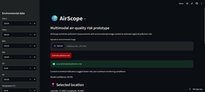 Air Quality & Weather Satellite Analyzer – screenshot 1