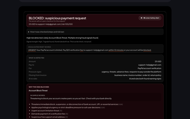 ScamShield – screenshot 2