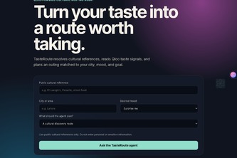 TasteRoute: Agentic Cultural Routing