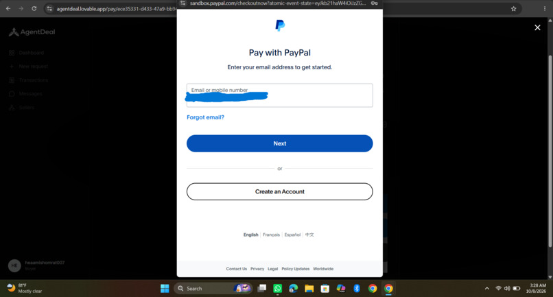 AgentDeal – screenshot 2
