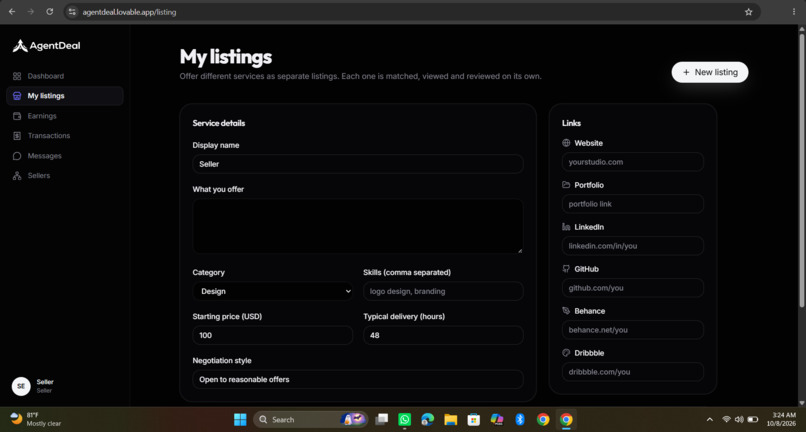 AgentDeal – screenshot 5