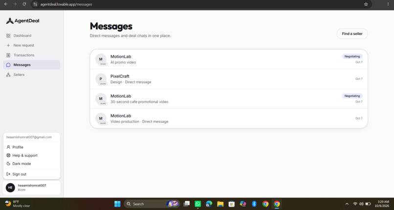 AgentDeal – screenshot 7