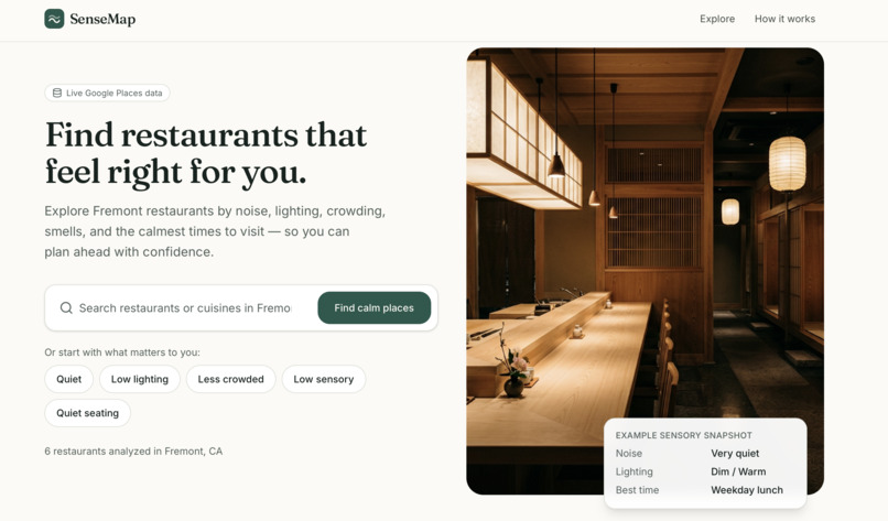 SenseMap – screenshot 1