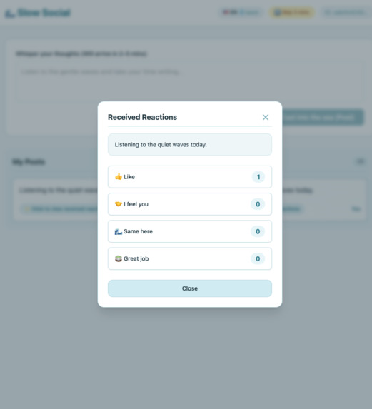 Lag Lagoon: Slow Social Messages – screenshot 4