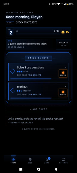Questify – screenshot 2