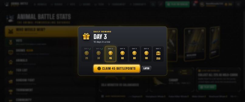 Animal Battle Stats – screenshot 1