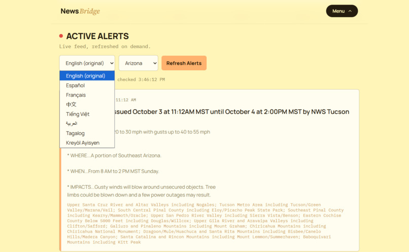 NewsBridge – screenshot 3