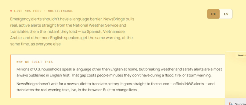 NewsBridge – screenshot 2