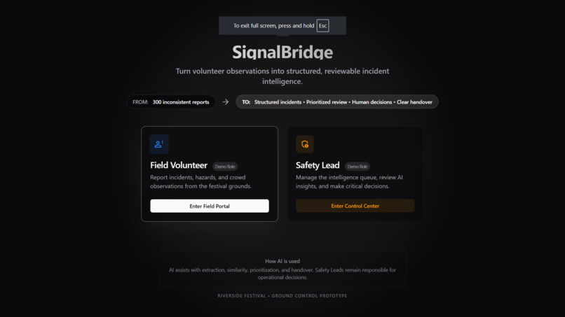 SignalBridge – screenshot 1