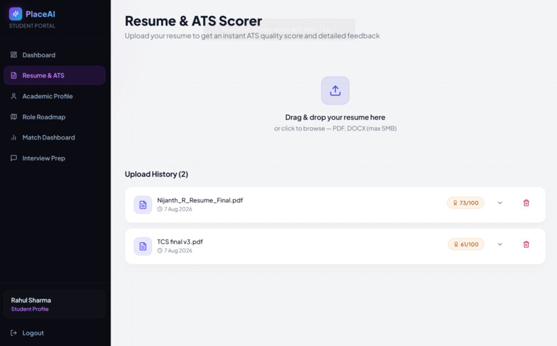 Resume Screening and Talent Matching Platform – screenshot 3