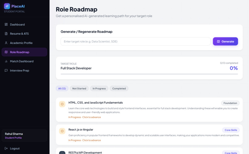 Resume Screening and Talent Matching Platform – screenshot 4