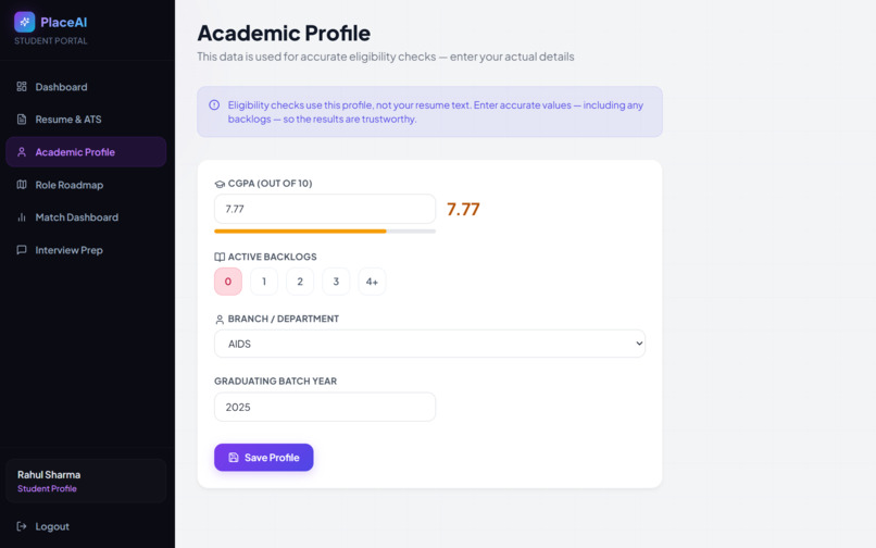Resume Screening and Talent Matching Platform – screenshot 5