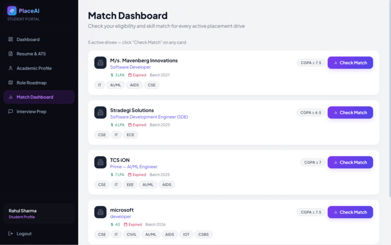 Resume Screening and Talent Matching Platform – screenshot 6