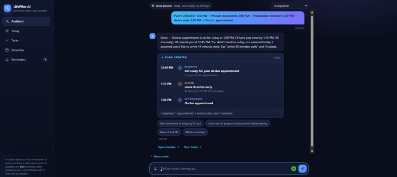LifePilot AI – screenshot 2