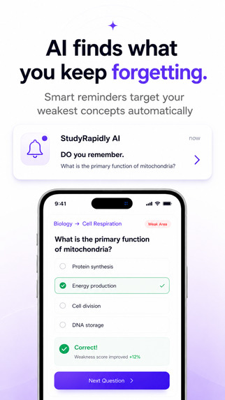AI Learning Companion with Weak Area Detection – screenshot 3