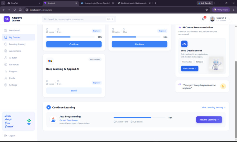 AI Adaptive Learning Journey Generator – screenshot 3