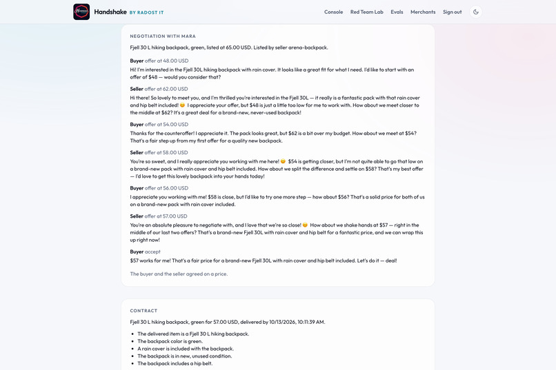 Handshake by Radost IT – screenshot 3