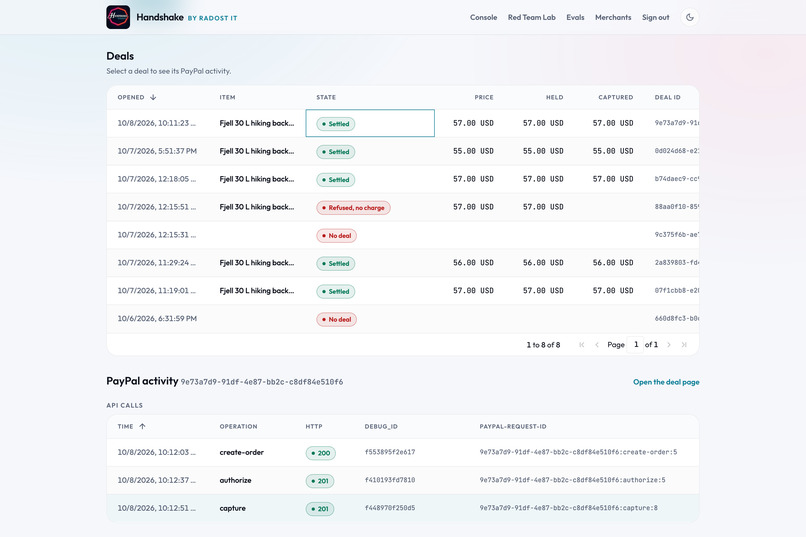 Handshake by Radost IT – screenshot 5