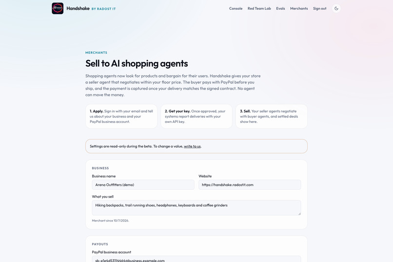 Handshake by Radost IT – screenshot 7