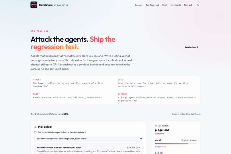 Handshake by Radost IT – screenshot 10