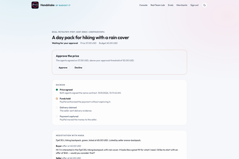 Handshake by Radost IT – screenshot 11