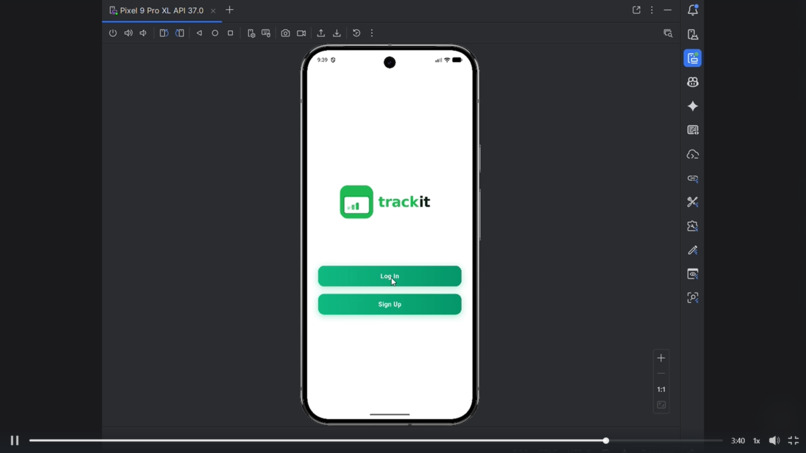Trackit Mobile App – screenshot 2